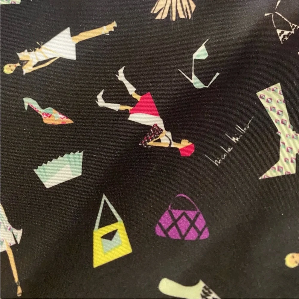 Y2K Nicole Miller Nylon cute fashion theme laptop/messenger bag.